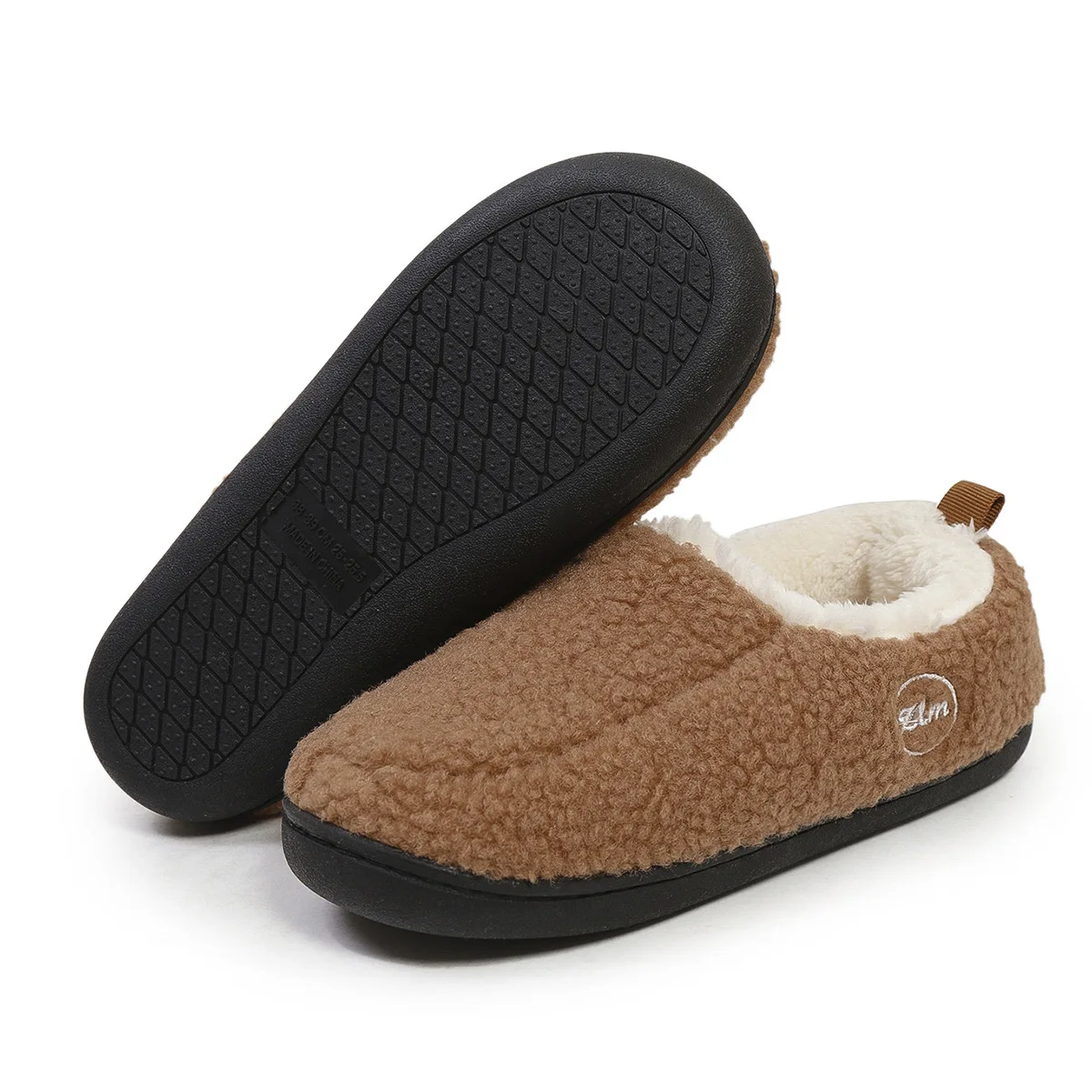 Shevalues Winter Flauschige Damen-Hausschuhe mit Plateausohle, Weiche Sohle, Rutschfeste Innen-Slides, Kuschelige Warme Damen-Hausschuhe – Detail 15