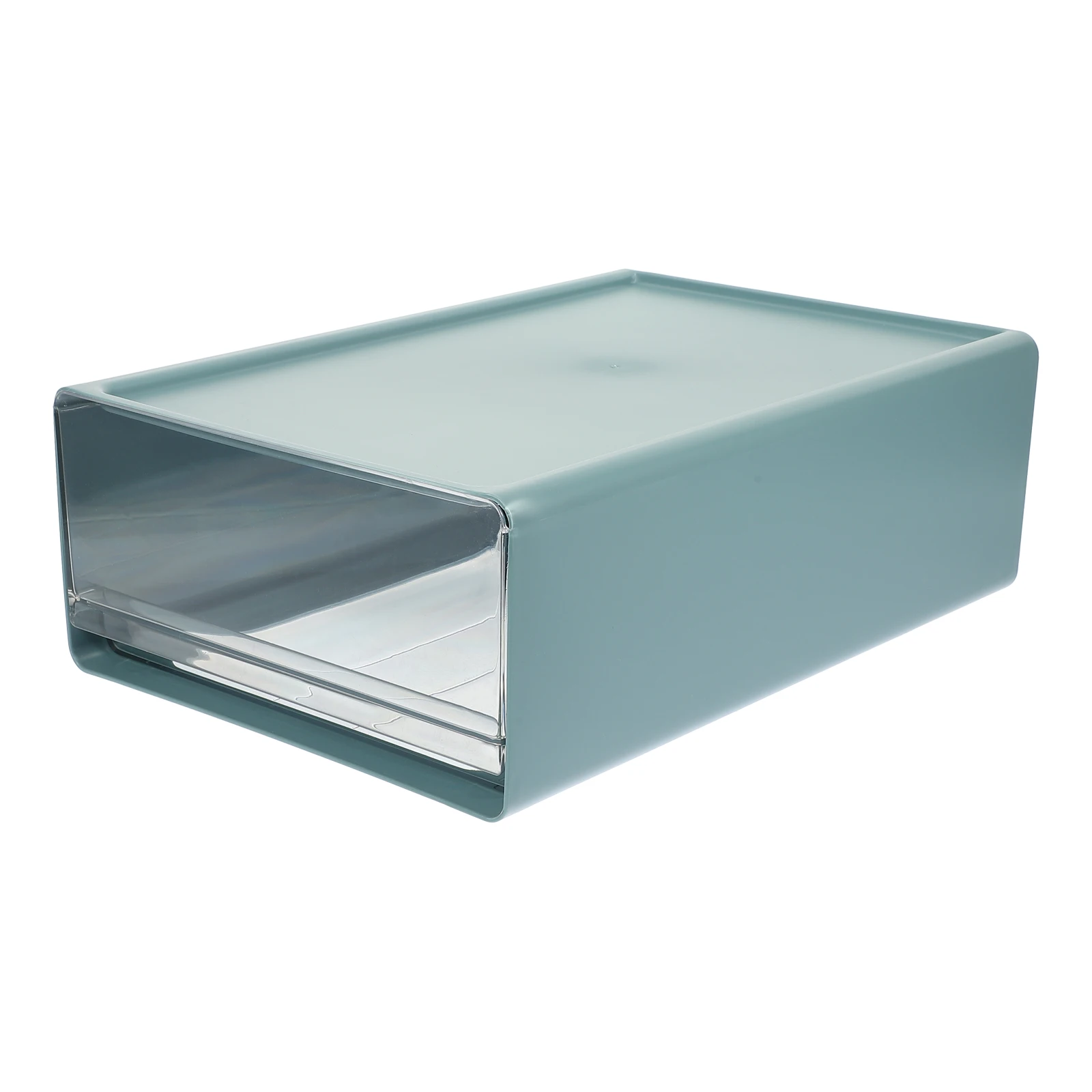 

HIPS PET Drawer Box Large Capacity Desk Household Drawer Box Organizer Stackable Office Supplies Home Use Plastic Case