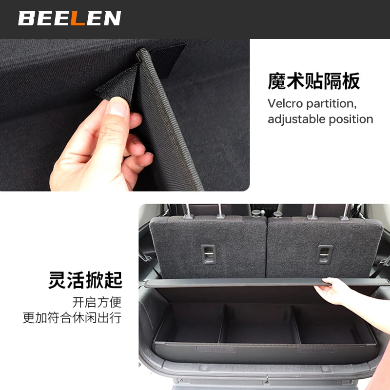 Toolbox Stowing Tidying Car Trunk Foldable Storage Box For Suzuki Jimny JB33 Sierra JB43 1998 2017 Car Accessories