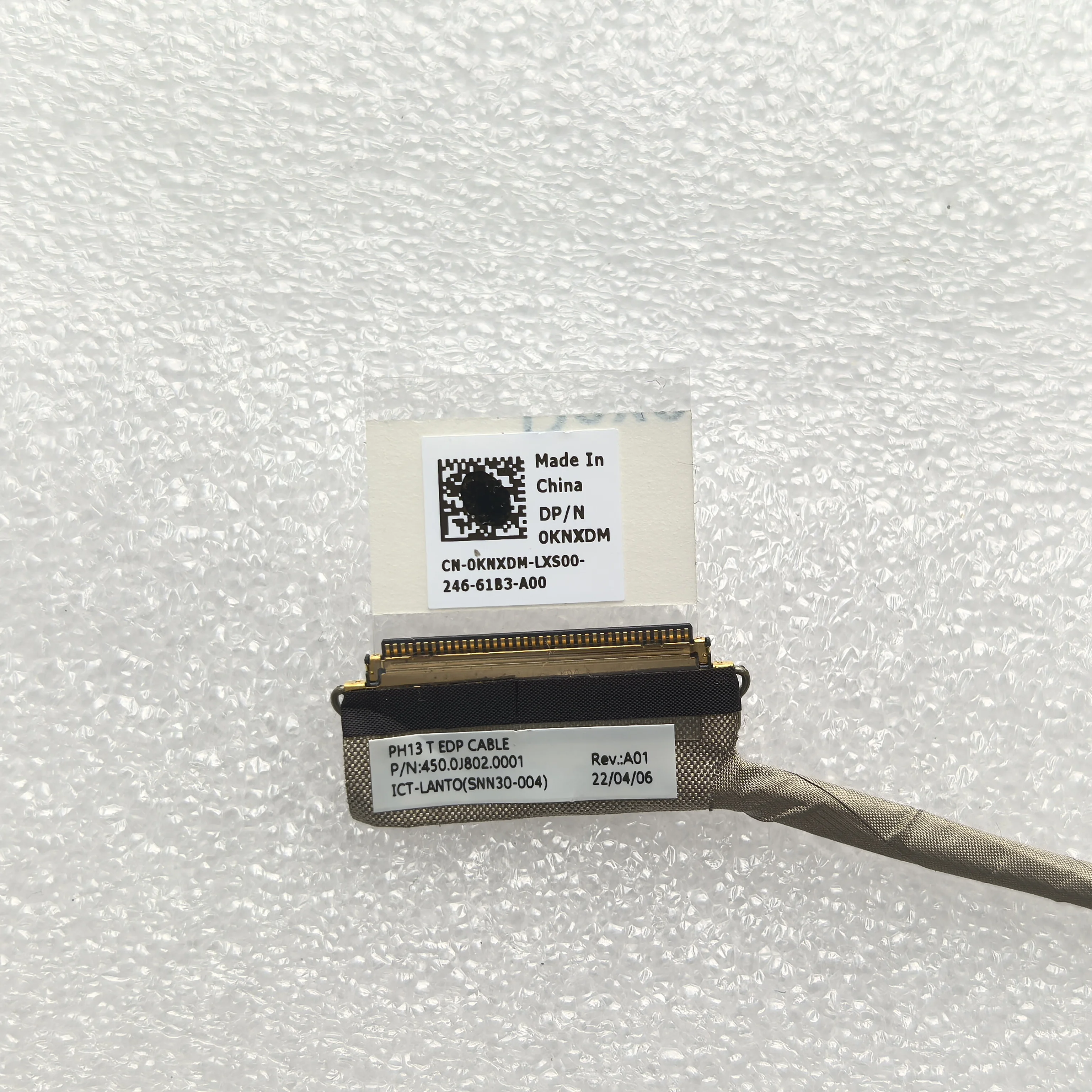 كابل شاشة من أجل Dell ، خط العرض ، LED ، LCD ، Lvds ، 450.0J802. ، KNXDM ، شحن سريع ، أصلي ، جديد