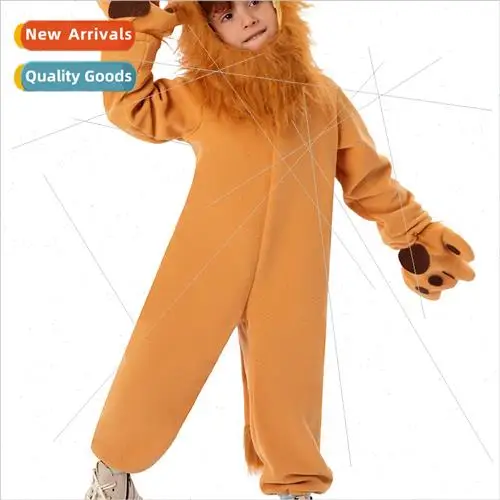 

loween Wizard of Oz Cowardly Onesie C Roleplang Costume New Arrival Men's Ethnic Clothing Other Ethnic Sle