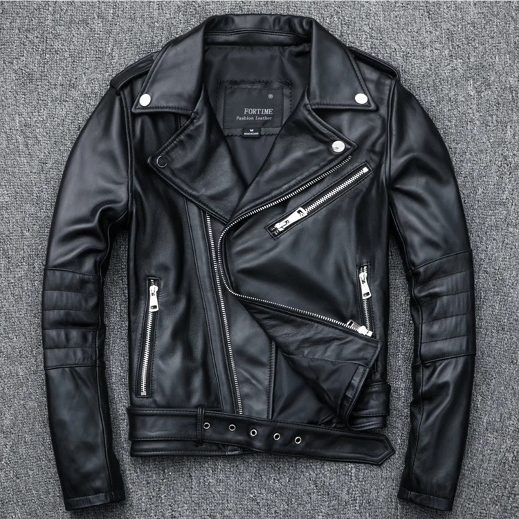 Frete grátis, mulher de couro genuíno livre jaqueta de couro fino. moda biker asiático tamanho feminino casaco de pele de carneiro. qualidade roupas de couro