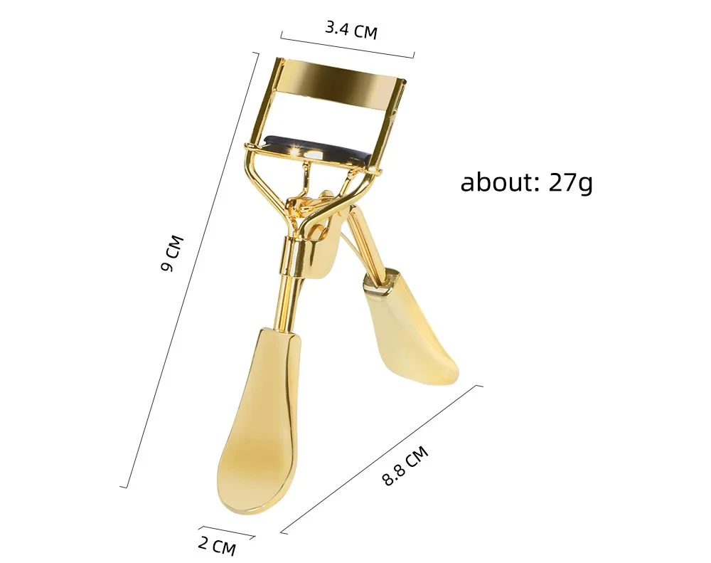 20 pz Logo Personalizzato Piegaciglia Brillante Bellezza Mini Piegaciglia Strumenti Falso Professionale Durevole Curling E Modellazione