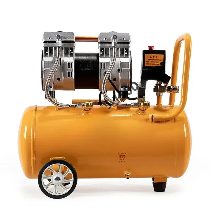 6400W 560L/MIN High Pressure Pure Copper Piston Type Mute Oil-Free Air Compressor