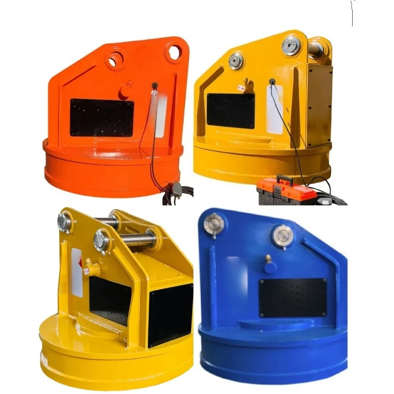Steel Factory Suitable Electromagnets Circular Lifting Magnet Scrap Iron Lifting Magnetic Suction Cup for Steel Slag Handling