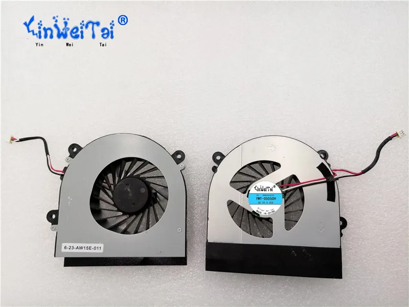 CPU Fan For CLEVO W150 W150ER W350 W350ETQ W370ST W350ET W370ET K590S K660E K650C Fan AB7905HX-DE3 6-31-W370S-101 6-23-AW15E-011