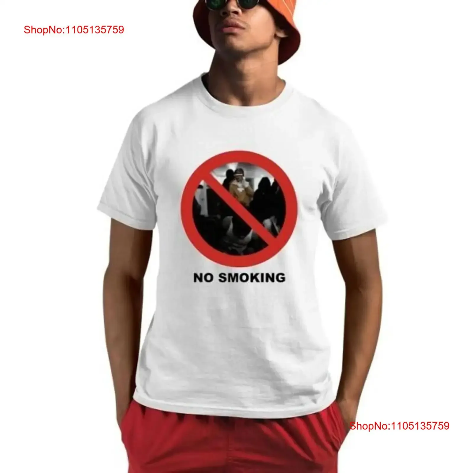 تي شيرت No Smoking Preciate You Tho تي شيرت عتيق مغسول للارتداء اليومي ملابس مريحة مصممة للجنسين ممتدة