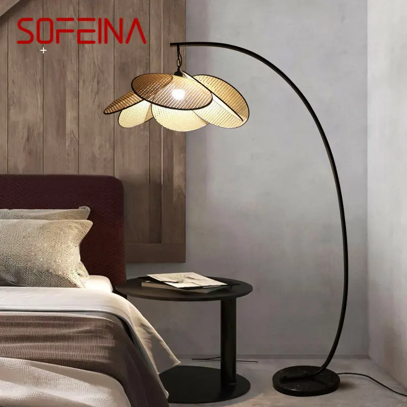 

SOFEINA Nordic Floor Lamp LED Modern Fashion Simple Personality Sofa Standing Decor Lights for Home Living Room Bedroom