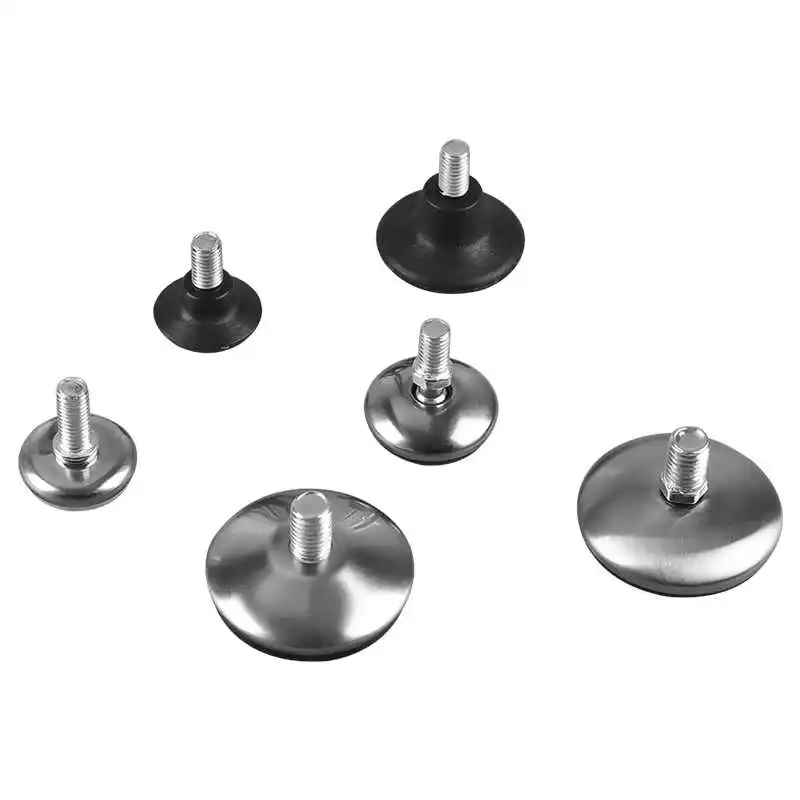 10Pcs Plastic Adjustable Furniture Foot Pad Nut Dia 6-10mm Table Chair Balance Furniture Legs Shockproof Anti Slip Support Feet