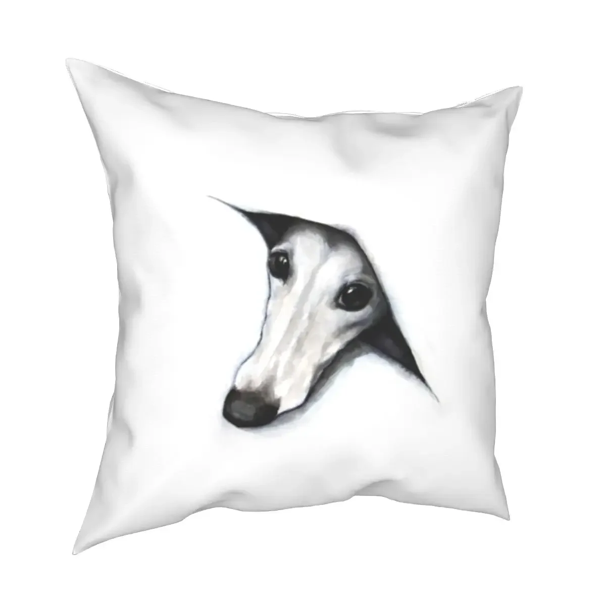 غطاء وسادة بنمط مطبوع عليه فن تجريدي إسكندنافي مع طباعة قطيفة قصيرة لتزيين أريكة غرفة المعيشة