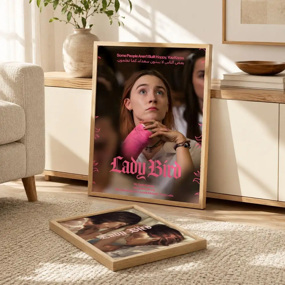 Classic Teenager Lady Bird Vintage Film Poster Modern PP Paper Wall Decorative for Cafe Office Bar Home Wall Decor Gift