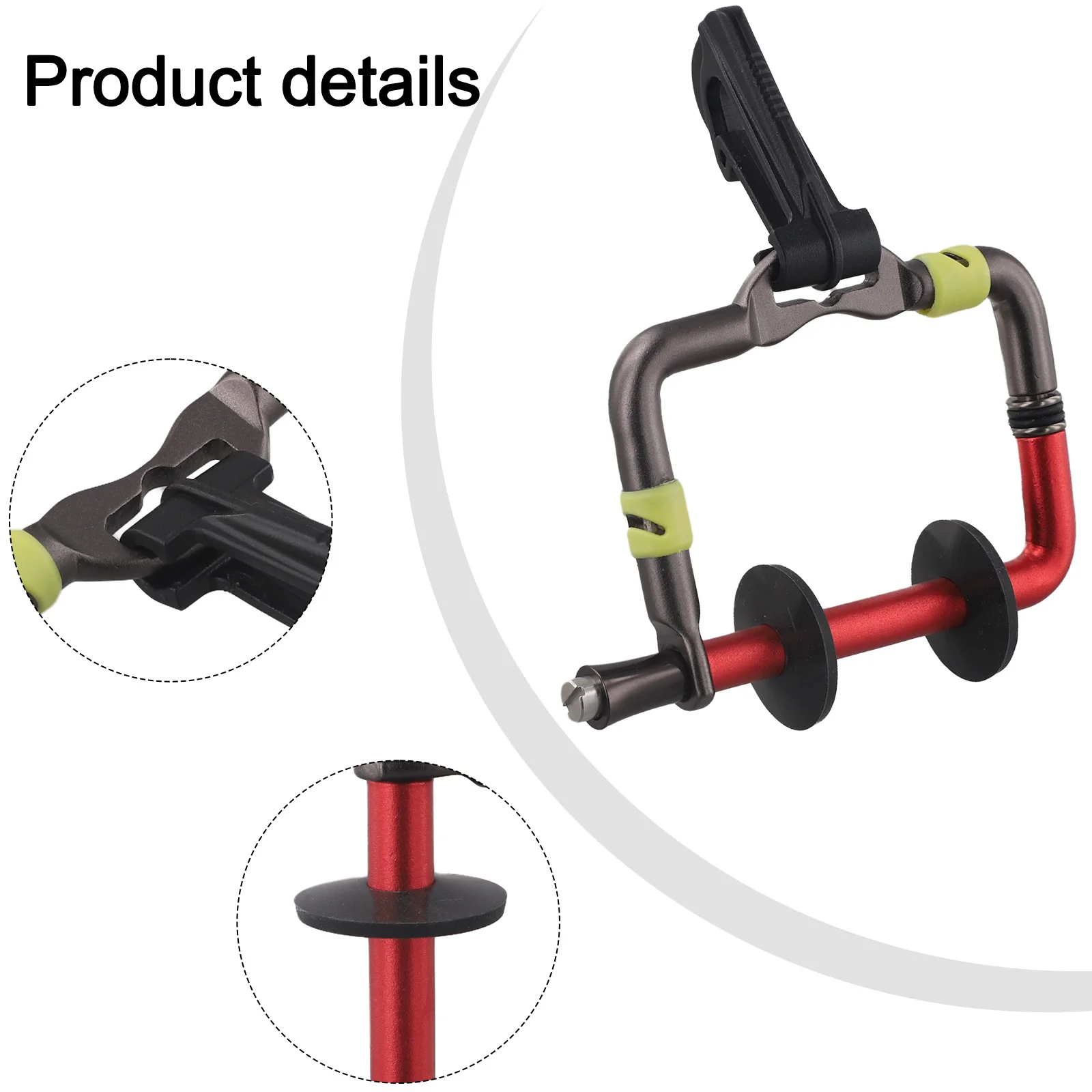 /Aluminum /Alloy /Fly Fishing Tippet Leader Spool Organizer With Self Cutting Groove Luminous Sleeve And Vest Clip Holder For Dr view 5