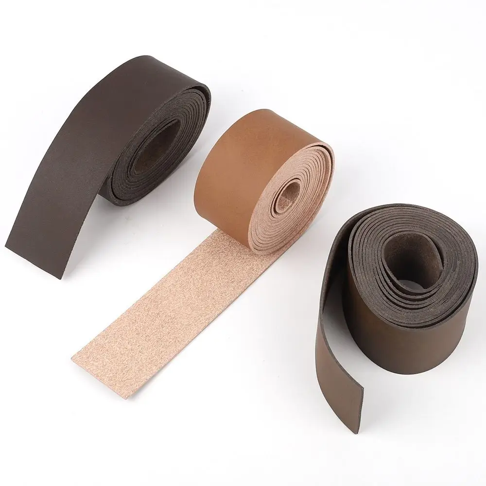 Durable Jewelry Making Craft Leather Strip For Leathercrafts Accessories Leather Strap Handle Belt Edgings