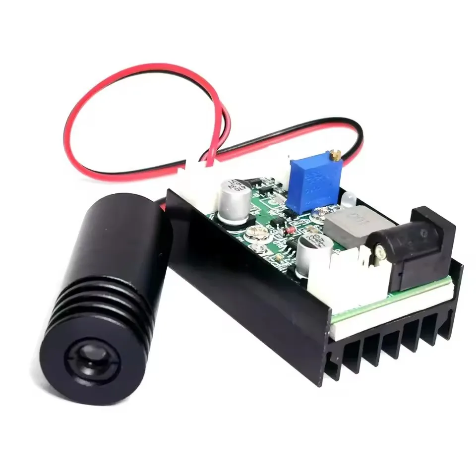 850nm 1000mW DC12V IR Dot Laser Diode Module 18x45mm with Driver TTL 0-15Khz DIY Machinery Parts