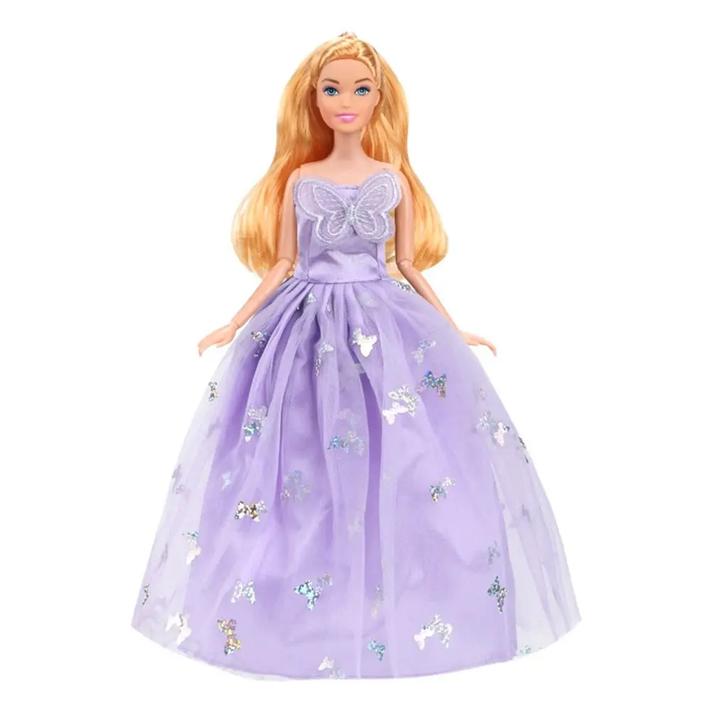 2024 Newest Doll Wedding Dress Casual Wear Handmade Girl Costume Clothes Fashion Doll Floral Dresses 30cm Doll
