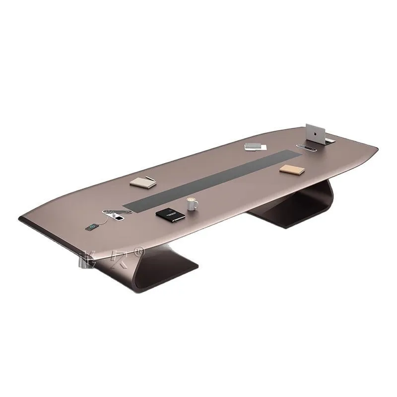 Conference table, long table, large conference, training and negotiation, office desk and chair combination