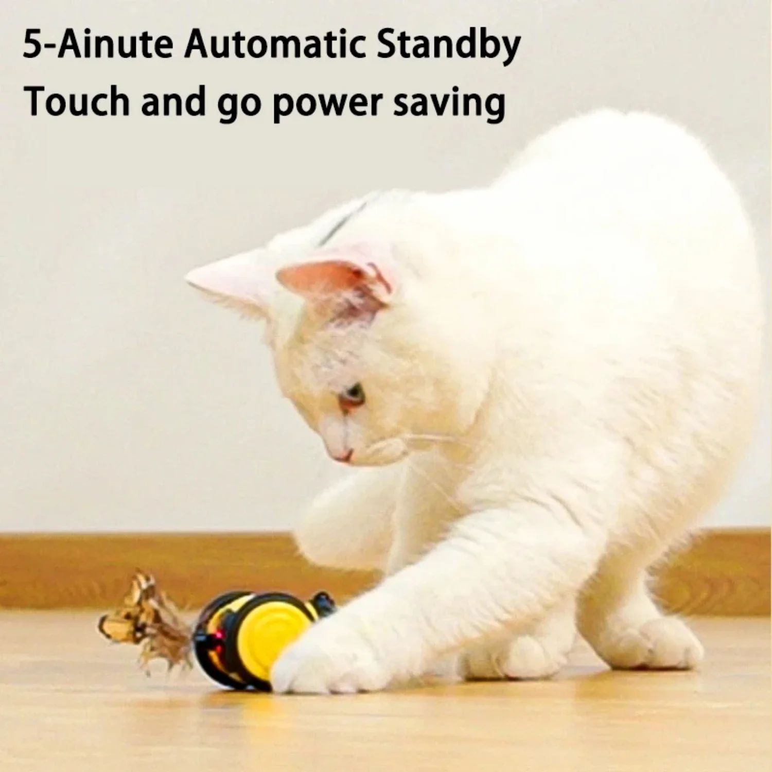 Exciting Smart Interactive Cat Toy with Irregular Motion - Perfect Indoor Fun to Engage, Entertain, and Exercise Feline Companio