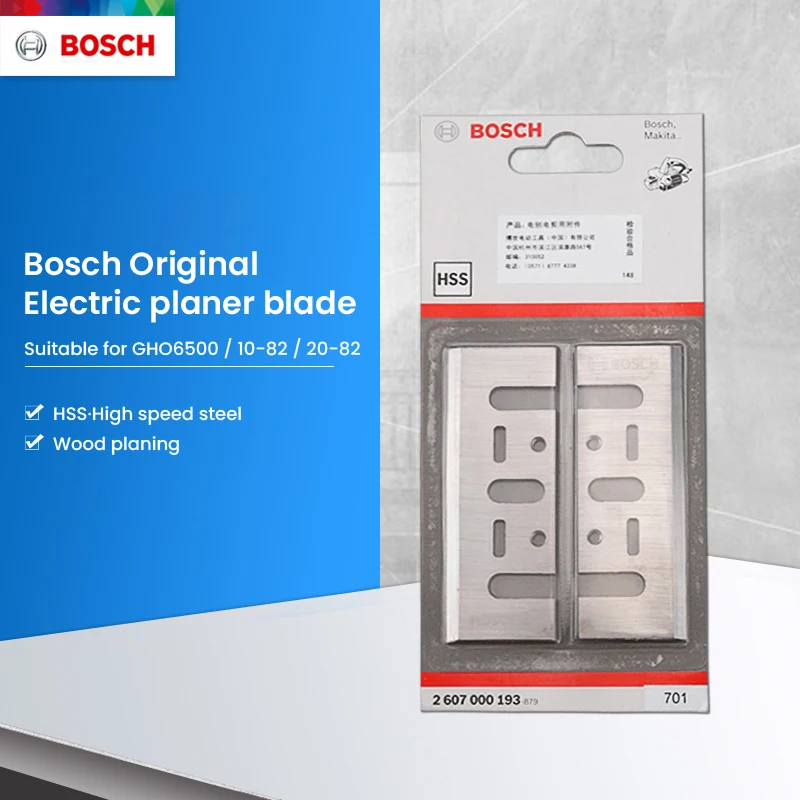 Imagem -03 - Bosch-lâminas Elétricas Hss Plaina de Madeira Ferramentas para Trabalhar Madeira Acessórios para Ferramentas Elétricas Adequado para Gho6500 1082 2092