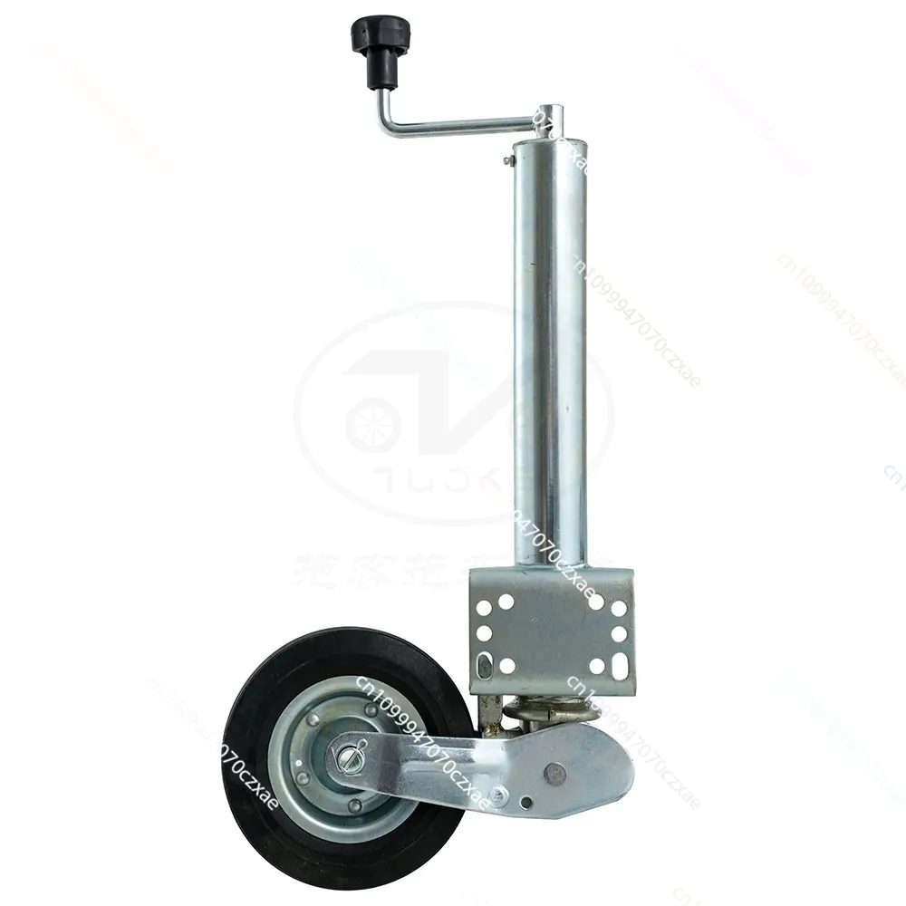 

8-inch Trailer Swivel Caster Wheel Jack Leg Support Bracket for Caravan RV