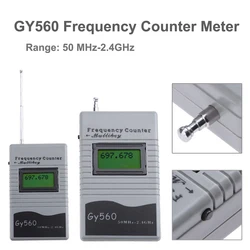 Pro Digital Frequency Counter Pulling Out Antenna Portable Frequency Meter for 2-Way Radio Transceiver