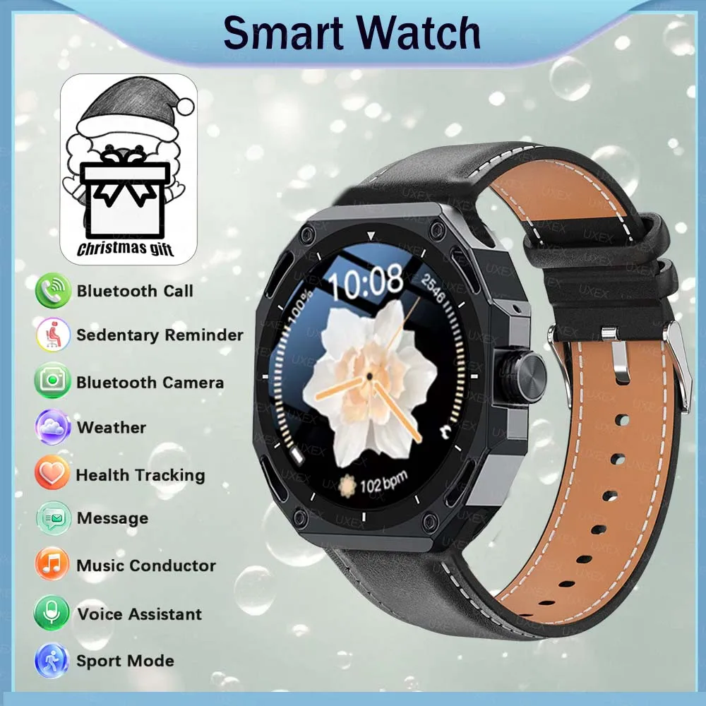 

Мужские умные часы с Bluetooth-вызовом, бизнес-часы 1,53 HD, всегда на дисплеи, индивидуальная фотография, 3D UI, женские рождественские подарочные часы на открытом воздухе