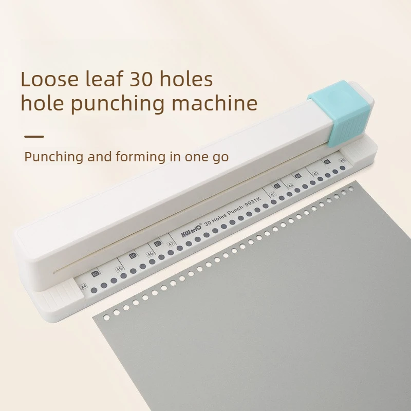 

KW-Trio 30-луночный дырокол A4 B5 A5 B6 A6 с вкладышами, блокнот-планировщик, бумага, перфорированный дырокол, школьные принадлежности, канцелярские принадлежности