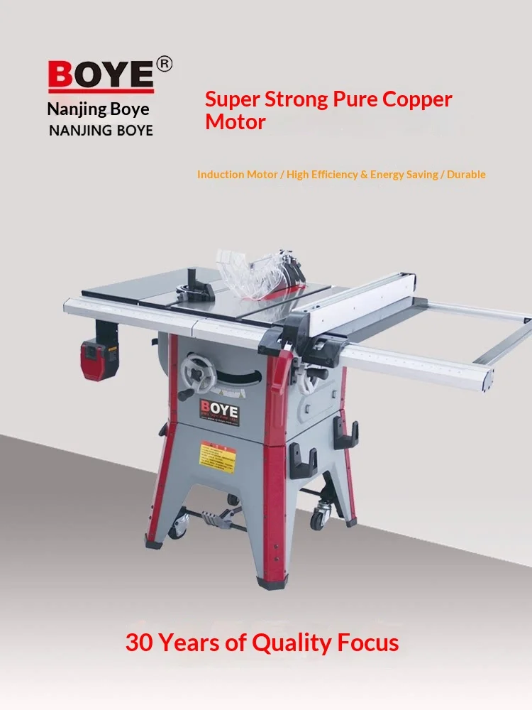 

10 Inch Woodworking Table Saw With Motor Height Angle Adjustable Precision Cutting Heavy Duty PortableATV&UTVATV&UTV