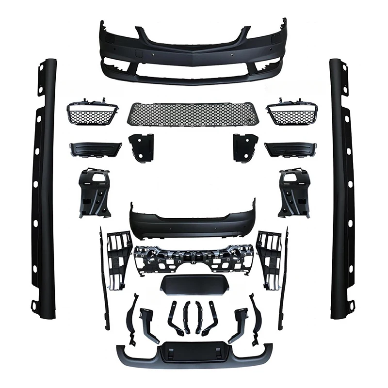 

Premium Car Accessories Hot Sale W221 To S63 Kits Front Bumper Rear Diffuser Body High Quality