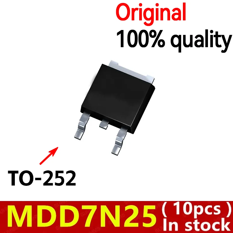 (10 buah) Chipset MDD7N25 TO-252 100% baru