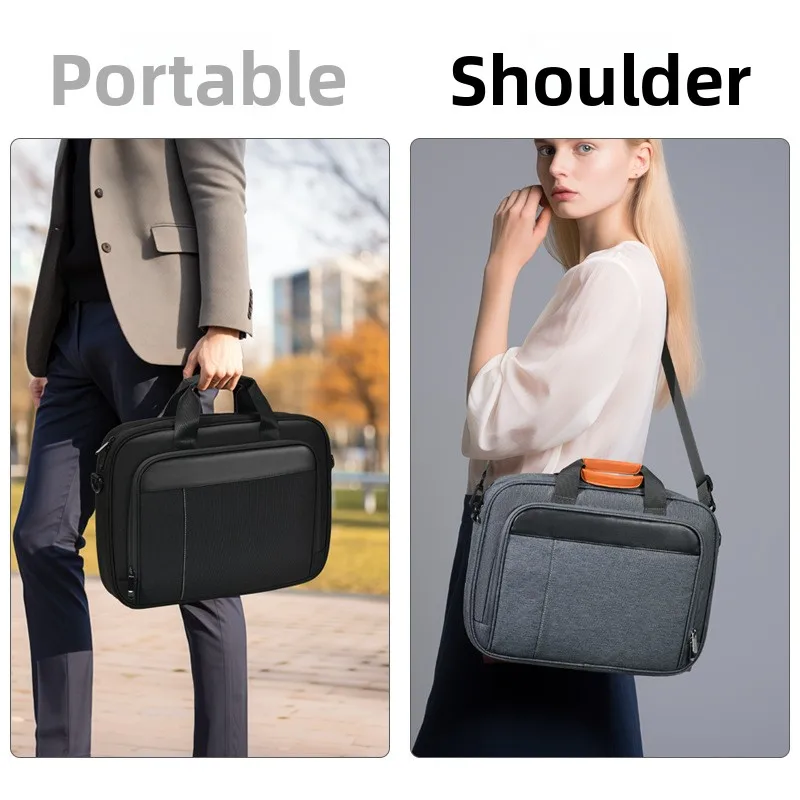 14Inch 15.6 Inch 17.3 Inch Shockproof Crossbody Shoulder Laptop Bag Business Protable Handbags for MacBookAir13/MateBook14 Ipad - Image 4