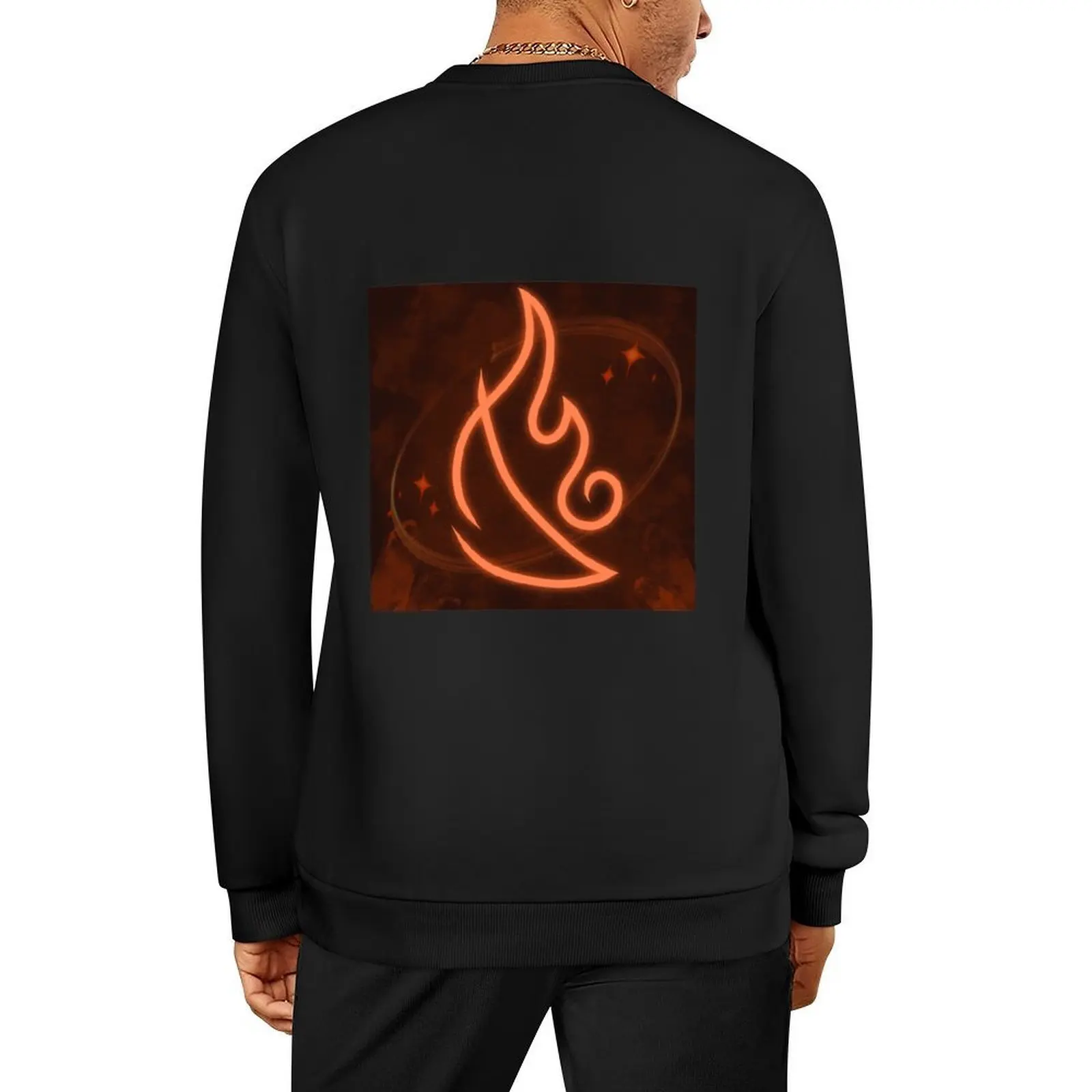

Wizard101 - Fire Casting Symbol Pullover men clothes autumn new products mens clothes graphic t shirts men sweatshirt