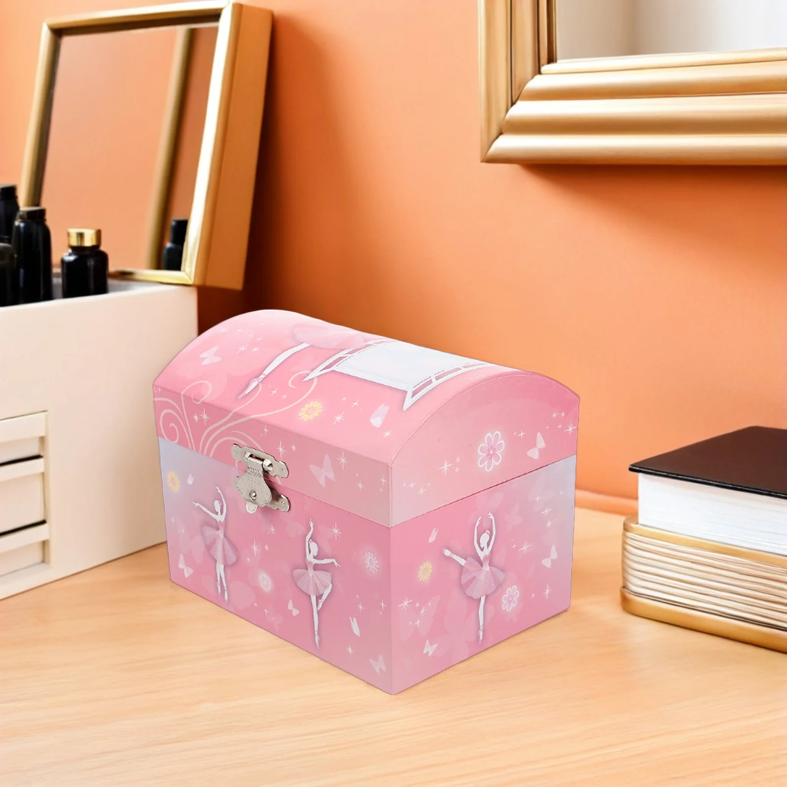 

Dancing Ballerina Music Box Mirror Safe Edges Childrens Play Ideal Little Accessories Organizer Christmas Goodie Bag