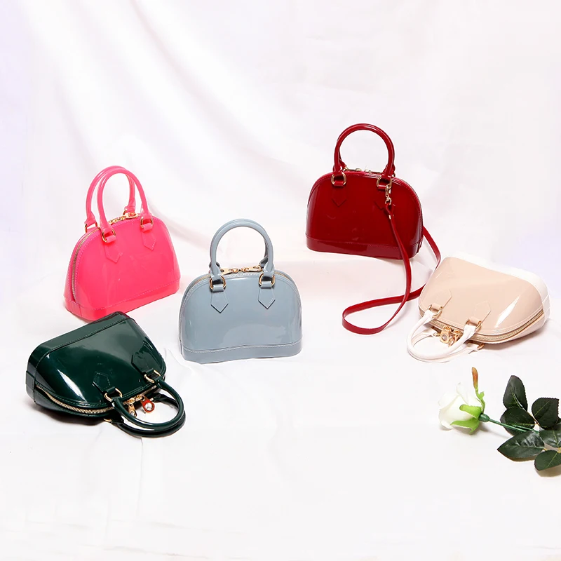 New Candy Jelly Bag Small Women Handbag New Fashion Mini Princess Shell Bag Simple Shoulder Bag Crossbody Bag BG011