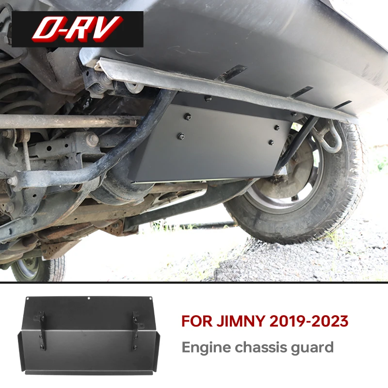 Aluminum Alloy Material Chassis Guard for Suzuki Jimny JB64 Sierra JB74W 2019-2023 Chassis Armor Engine Front Guard Accessories