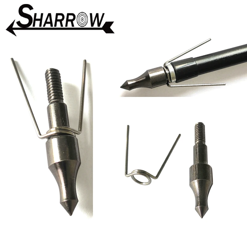 

12/24pcs Bowfishing Arrows Spring Stainless Steels Spring for Fishing Arrowhead Arrow Tip Outdoor Fishing Hunting Accessories