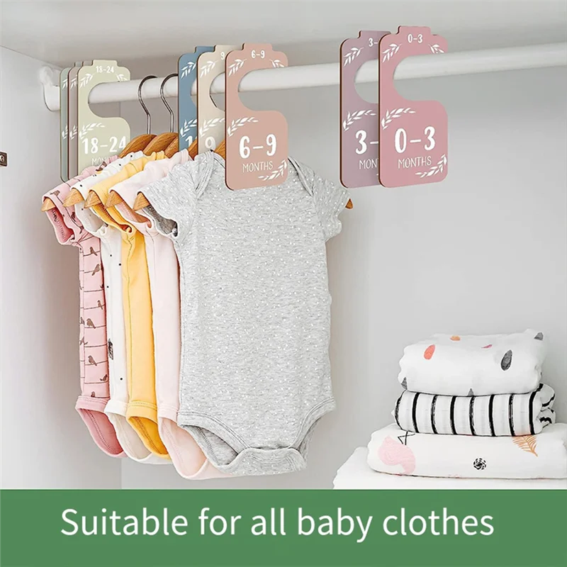

16PCS Wooden Baby Closet Dividers Baby Clothes Organizer Newborn Supplies For New Parents