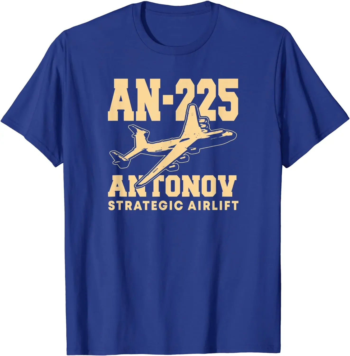 Antonov An-225 Mriya Strategic Airlift Cargo Carrier Men T-Shirt Short Sleeve Casual Cotton Summer Tees