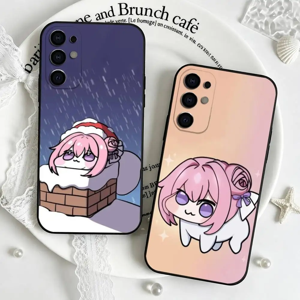 Cute D-Dororong DORO Phone Case Black Silicone Soft For Samsung S25,S24,S21,S22,S23,S30,Ultra,S20,Plus,Fe,Lite