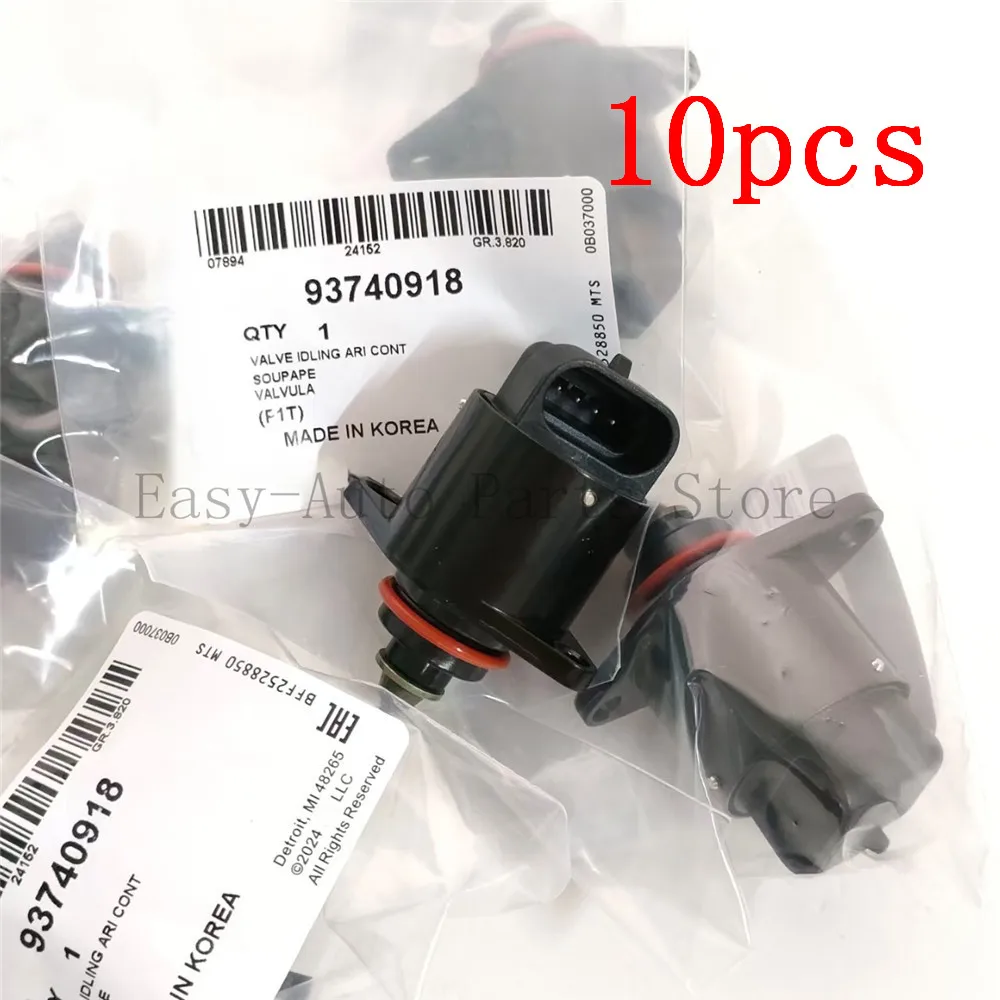 10pcs 93740918 Idle Air Control Valve for 99-06 Chevrolet Aveo Daewoo Lanos 1.6L