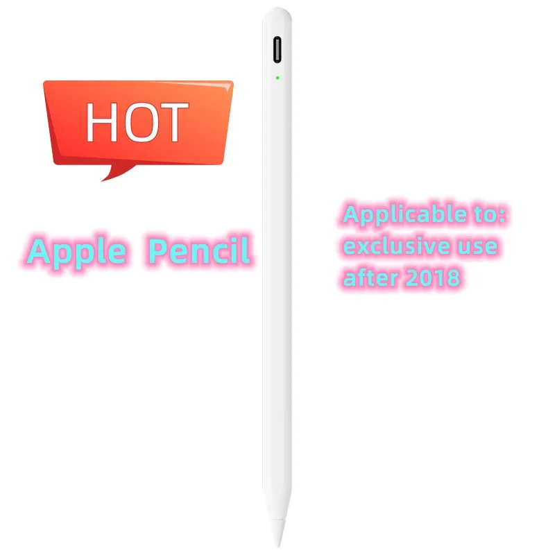 

Стилус для iPad Palm Rejection Apple Pencil iPad Pro 11/12,9 3/4/5 Gen 9 Mini 5/6/7/8 Air3/4/5 2-го поколения 2018-2025