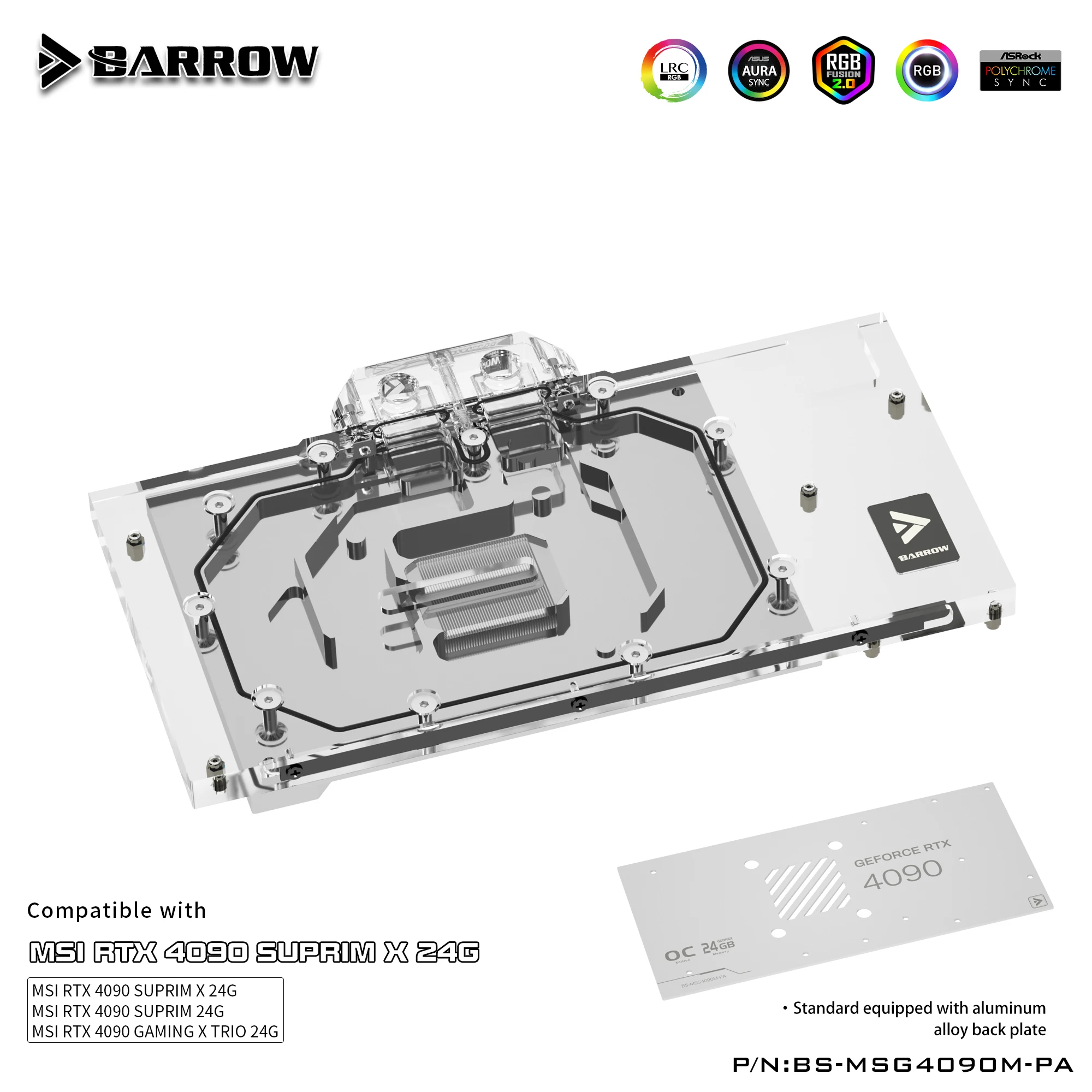 Barrow PC Full Cover RGB GPU V – обзор и цена Pc Gaming Xịn