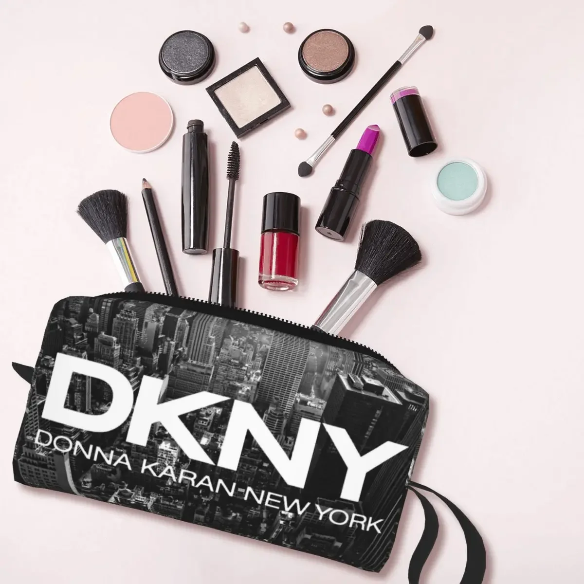 DKNYS NewYork Skyline Makeup Bag Pouch Cosmetic Bag for Men Women Toiletry Bag Storage Pouch Bag