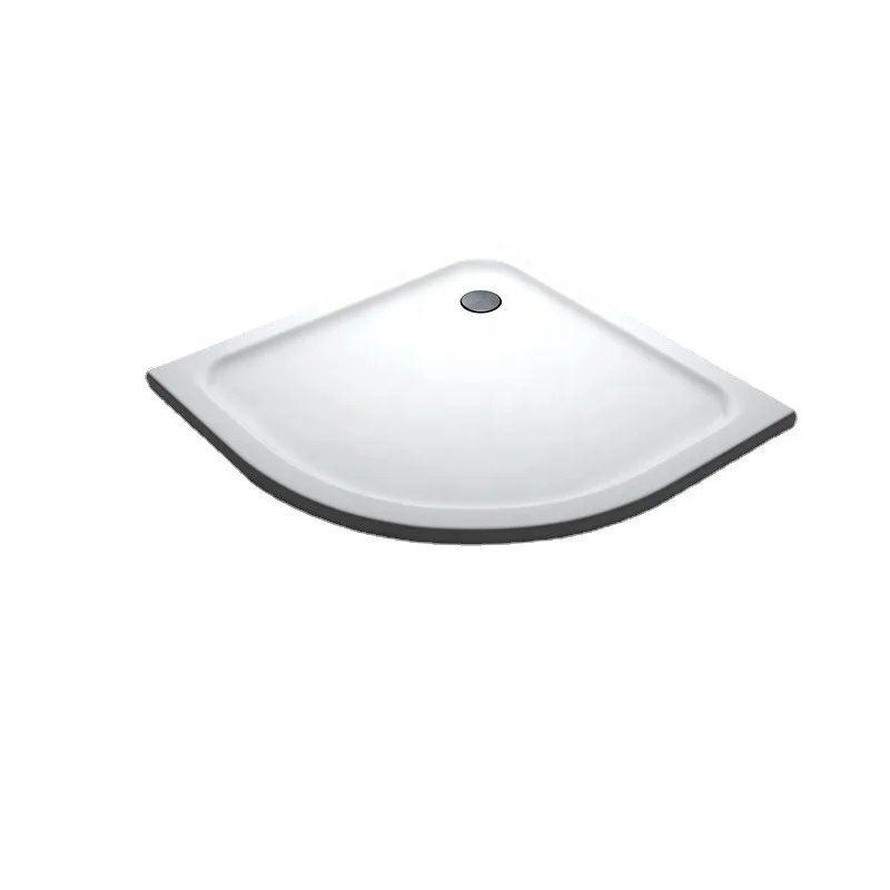 

High-quality stone basin bottom basin Fan-shaped square L-shaped white black shower room base 5cm bottom basin