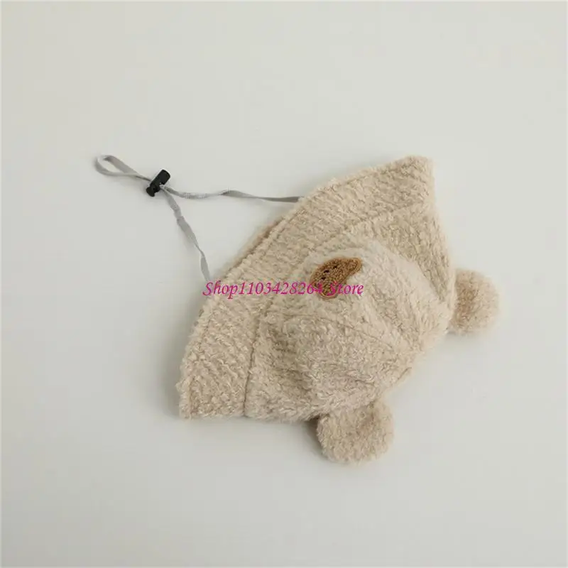 

Infants Baby Fleece Lined Bucket Hat Color for Boys Girls 3-8 Years Cold Weather Protective Basin Caps Fashionable