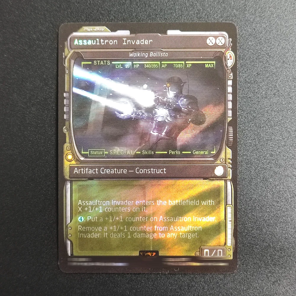 

Прокси-карты TCG Magic: Assaultron Invader – высококачественные прокси-карты для настольных игр и коллекционных карточных игр, игрушки