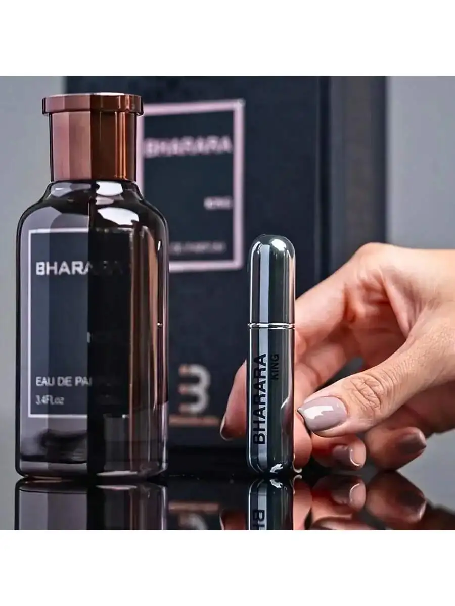 King for Men Eau De Parfum Spray, 3.4 Fl Oz/ 100 ml