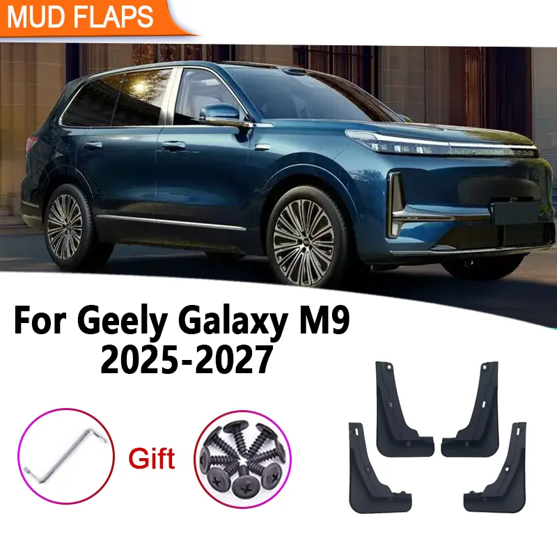 

Брызговики для Geely Galaxy M9 P117 2025-2027, 4 шт., защита от брызг, автомобильные аксессуары