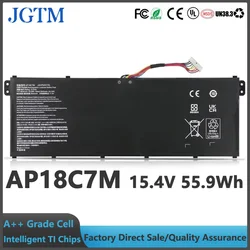 AP18C7M 15.4V 55.9Wh Factory Laptop Battery For Acer ConceptD 3 CN315-72 SF313-52 313-53 Swift 5 SF514-54GT SF514-54T Batteries