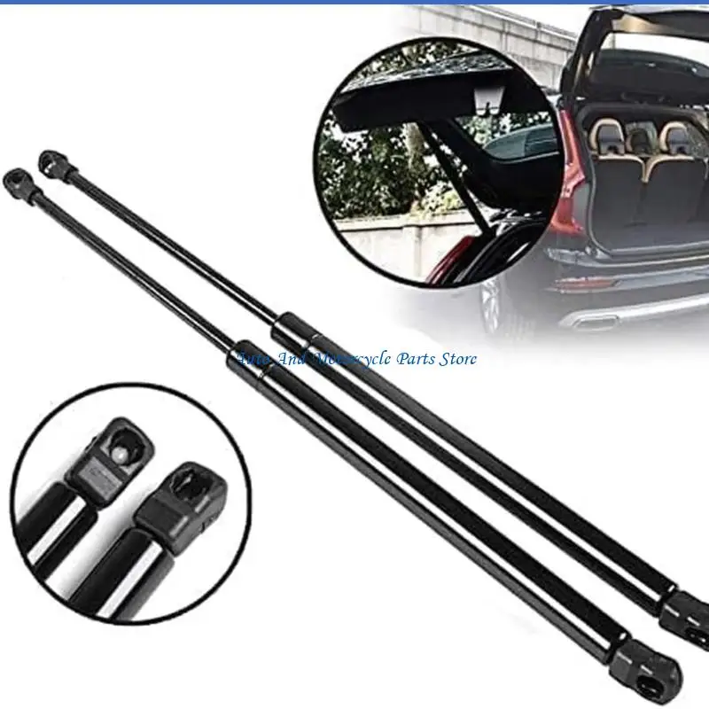 P9FD Car Rear Tailgate Boot Gas Struts Supports, 1 Pair with End Mounting Fittings