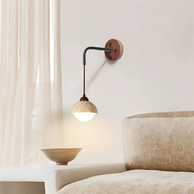 B62B-Remote Control Rechargeable LED Wall Lamp With Hanging Design Nordic Style Bedroom Living Room Stair Light
